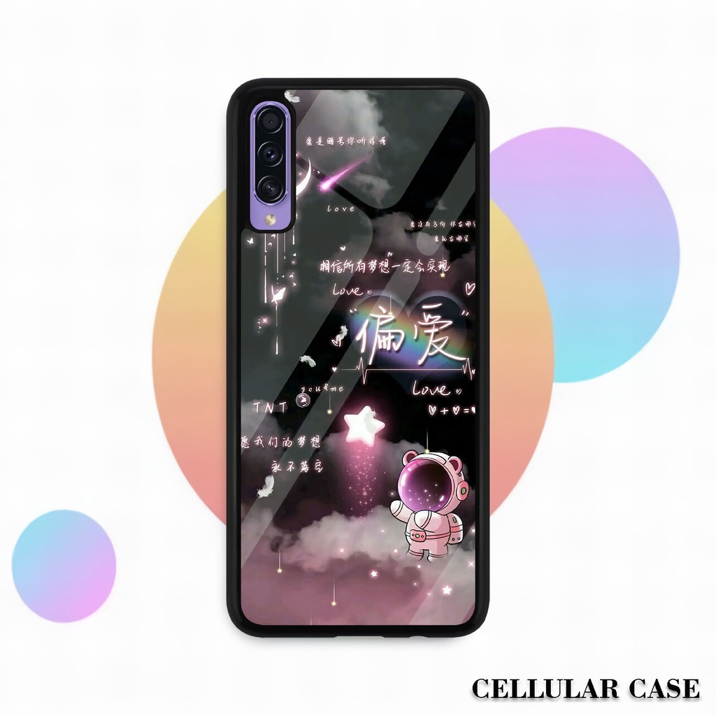 [CR03] Case Glossy Samsung A30S A50S A50 A70 | Nasa Astronot Casing Hp Kilau | Kesing Lucu Casing Cu