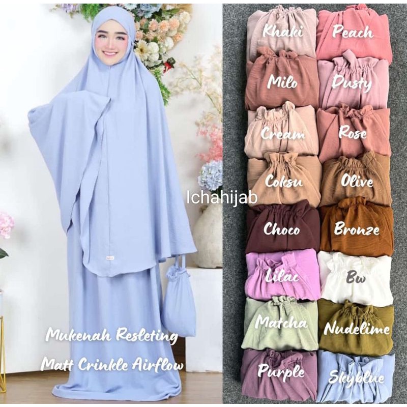 Mukena Traveling Crinkle Airflow