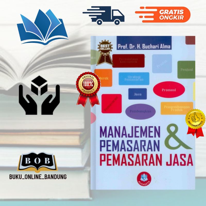 Buku Manajemen pemasaran dan pemasaran jasa buchari alma