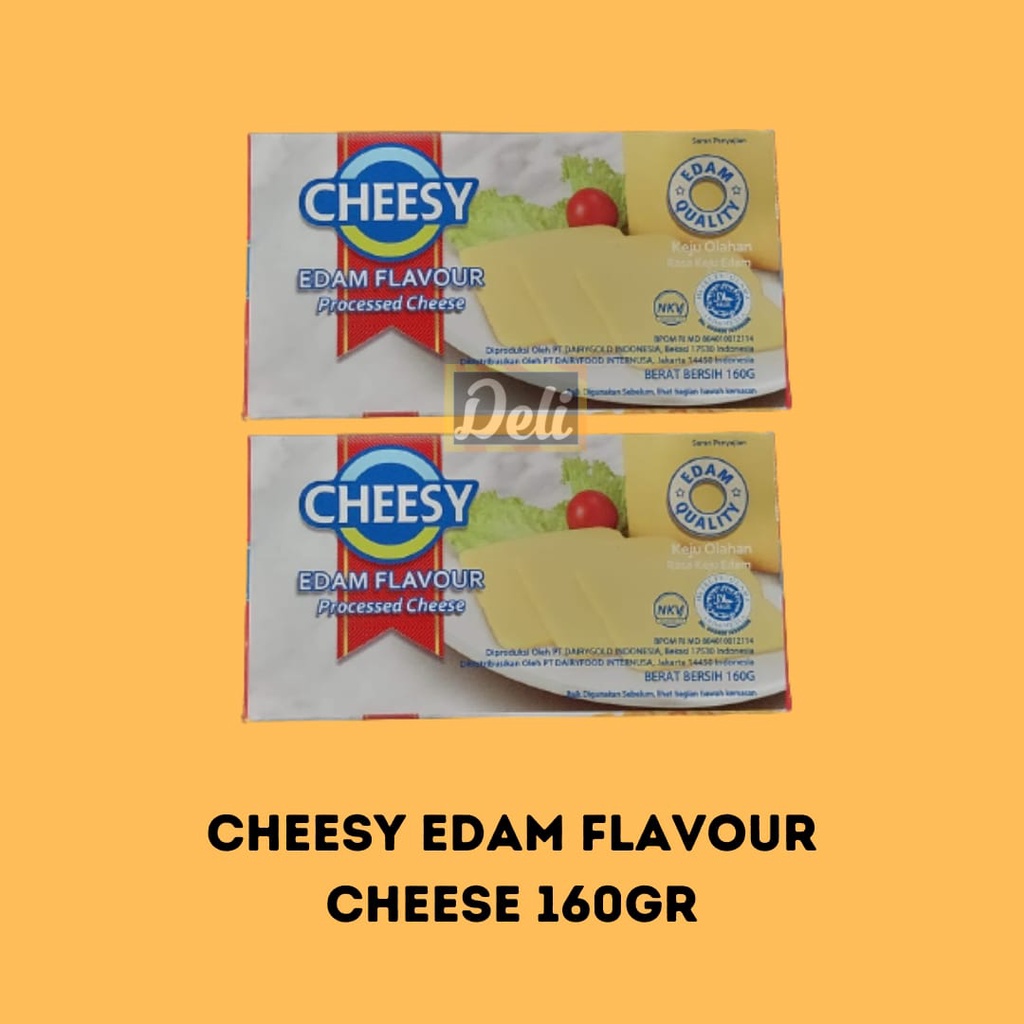 

Cheesy Keju Edam Flavoured 160gr / Keju Rasa Edam Cheesy