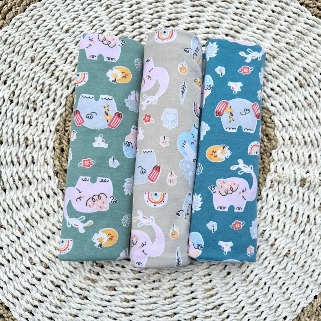 3 Pcs Bedong Bayi Pernel Bayi Alas Ompol Bayi Alas Tidur Bayi Selimut Bayi Pernel