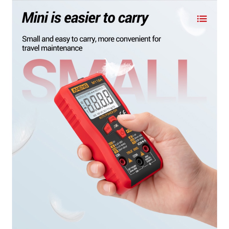 Multimeter Digital AC/DC Voltage Tester / Multitester Digital/Avometer Multitester NCV Original