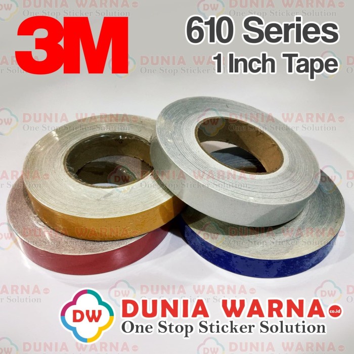 

Terlaris 3M Reflective 610 Series 24 Mm / 1 Inch Roll Pita Scotlight Sticker