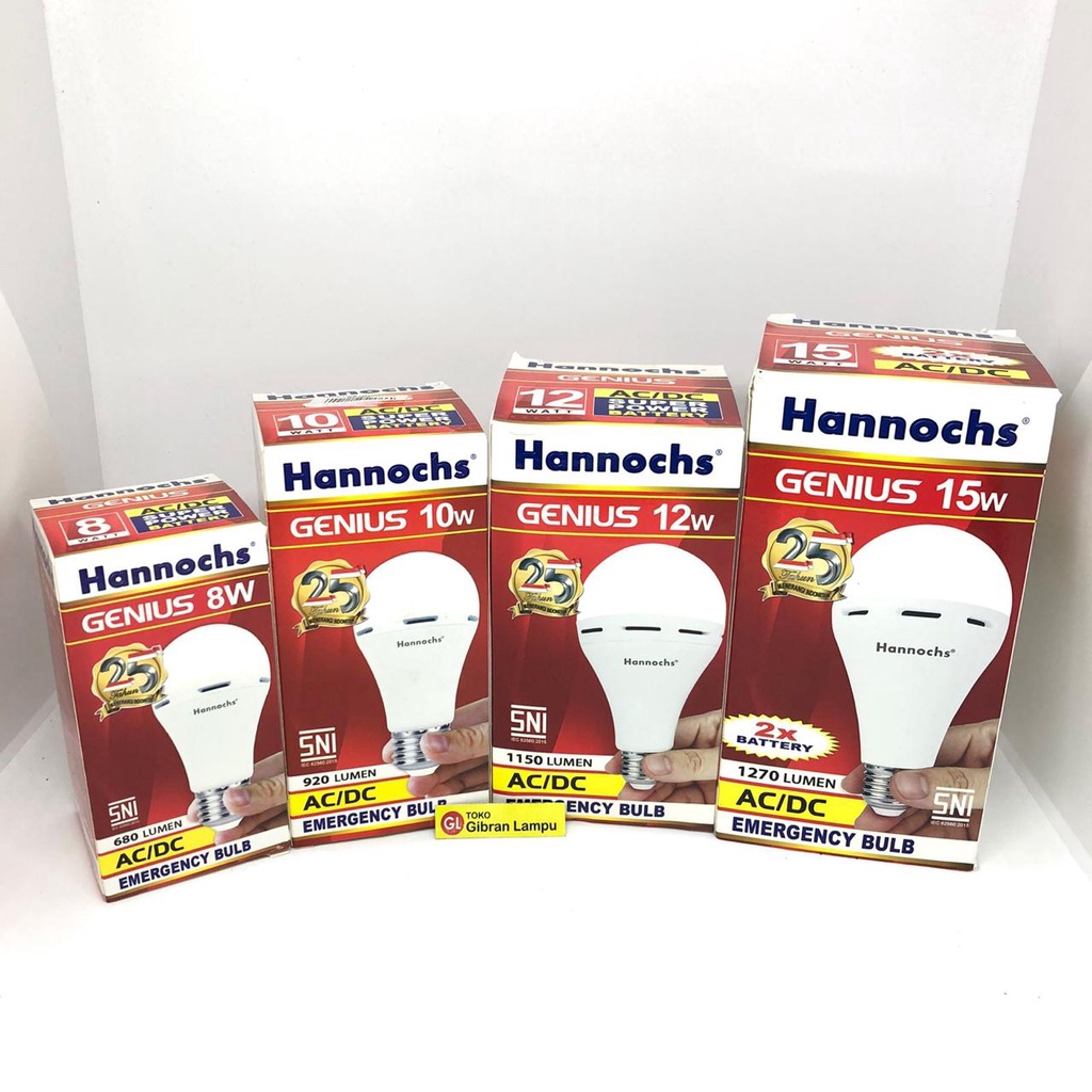 Lampu LED Hannochs Genius 10 Watt (Emergency Magic Lamp)