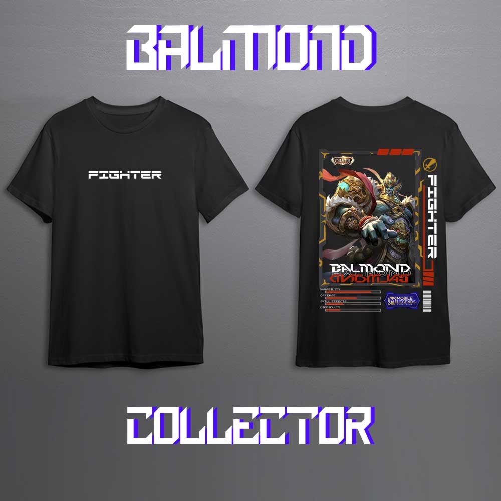KAOS MOBILE LEGEND HERO BALMOND KAOS BALMOND FIGHTER SKIN COLLECTOR, STARLIGHT TERBARU SKIN KEREN