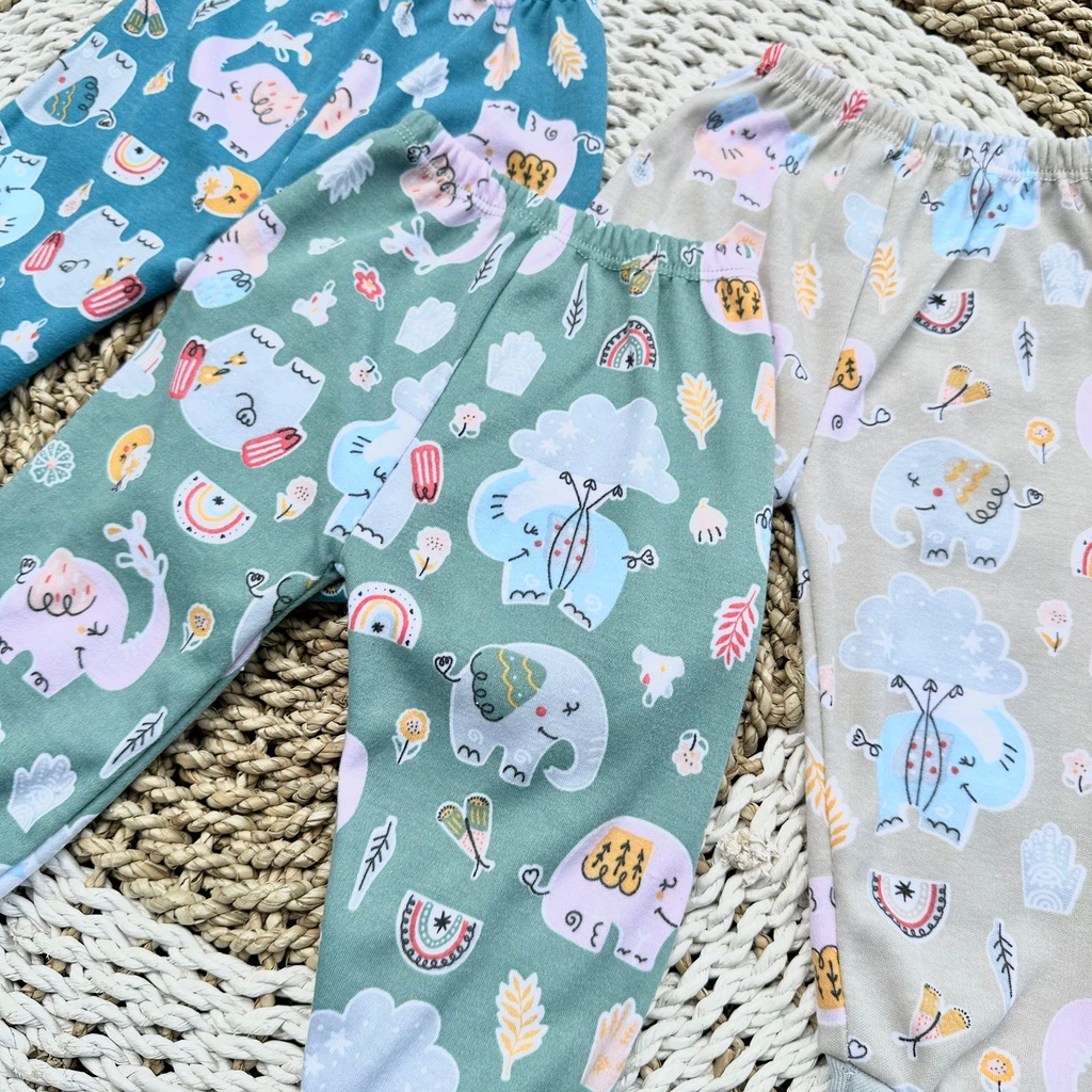 3 PCS Celana Panjang Celana Bayi Bawahan Bayi Celana newborn Hadiah Lahiran Bayi ASYAM BABY