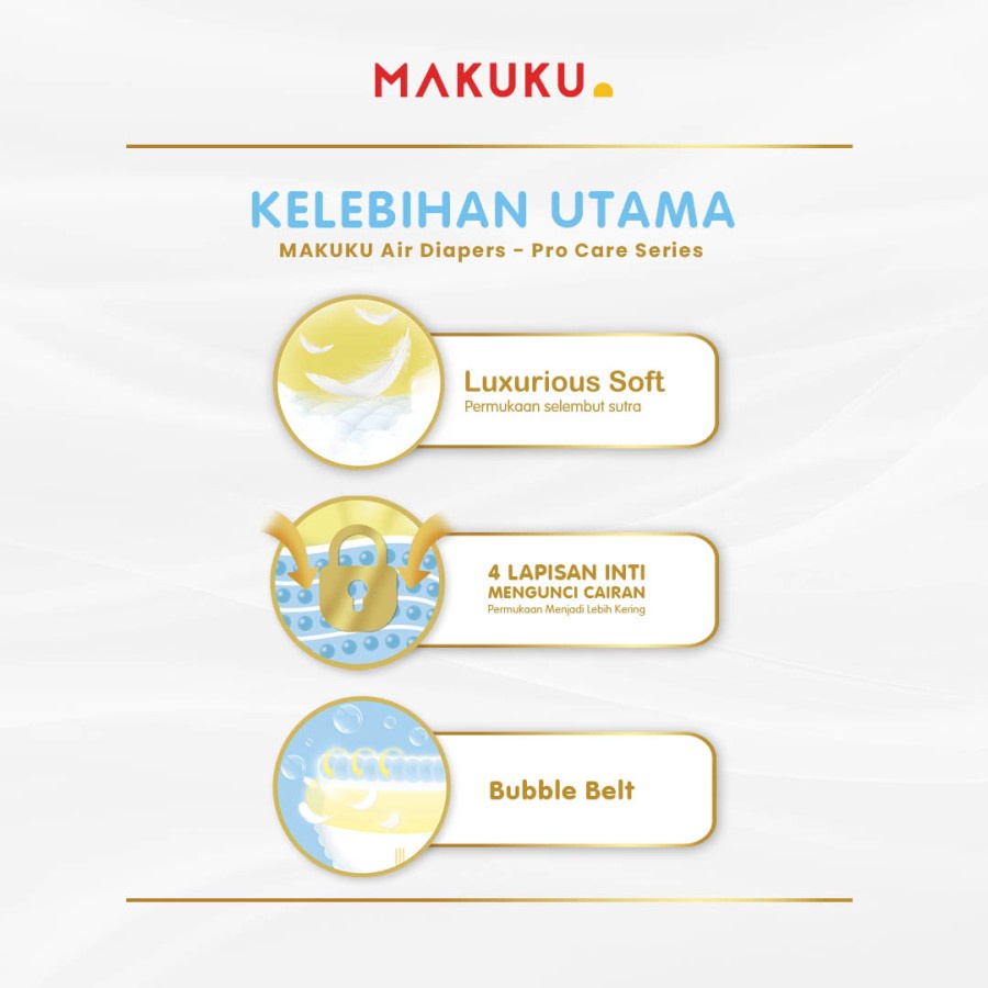 MAKUKU SAP Diapers Pro Care Pants L 34 - Popok bayi