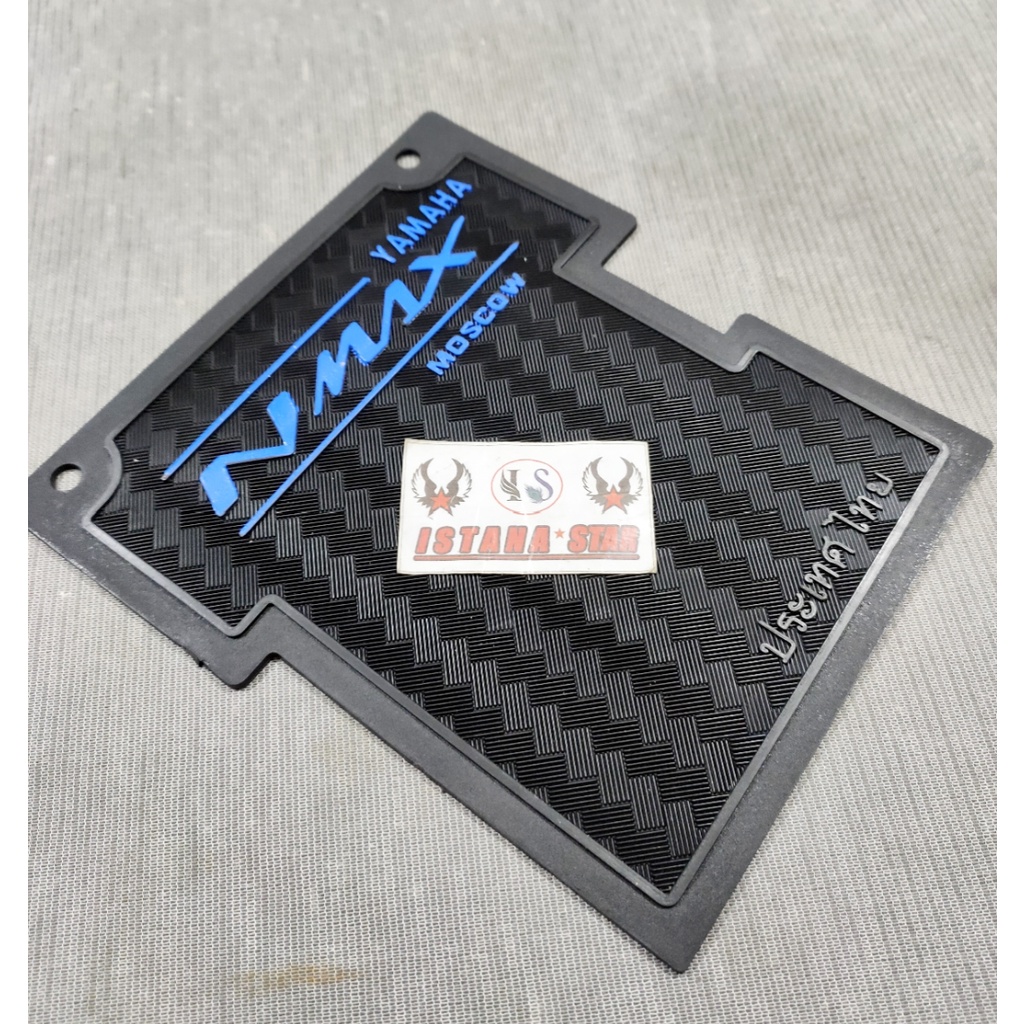 MUDFLAP CARBON NMAX OLD PLUS GRIP RING CNC BLUE