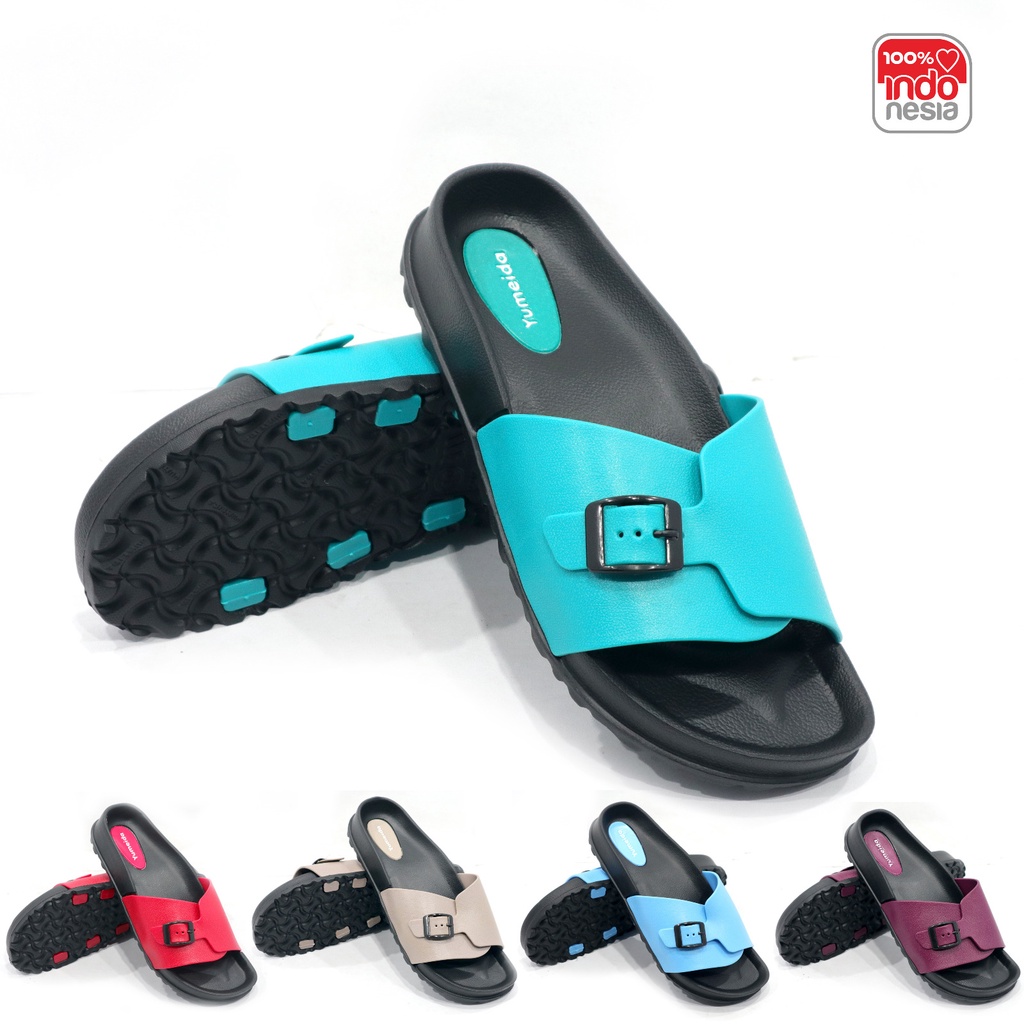 SANDAL WANITA TALI GESPER 36-41 WARNA RANDOM - SANDAL WANITA