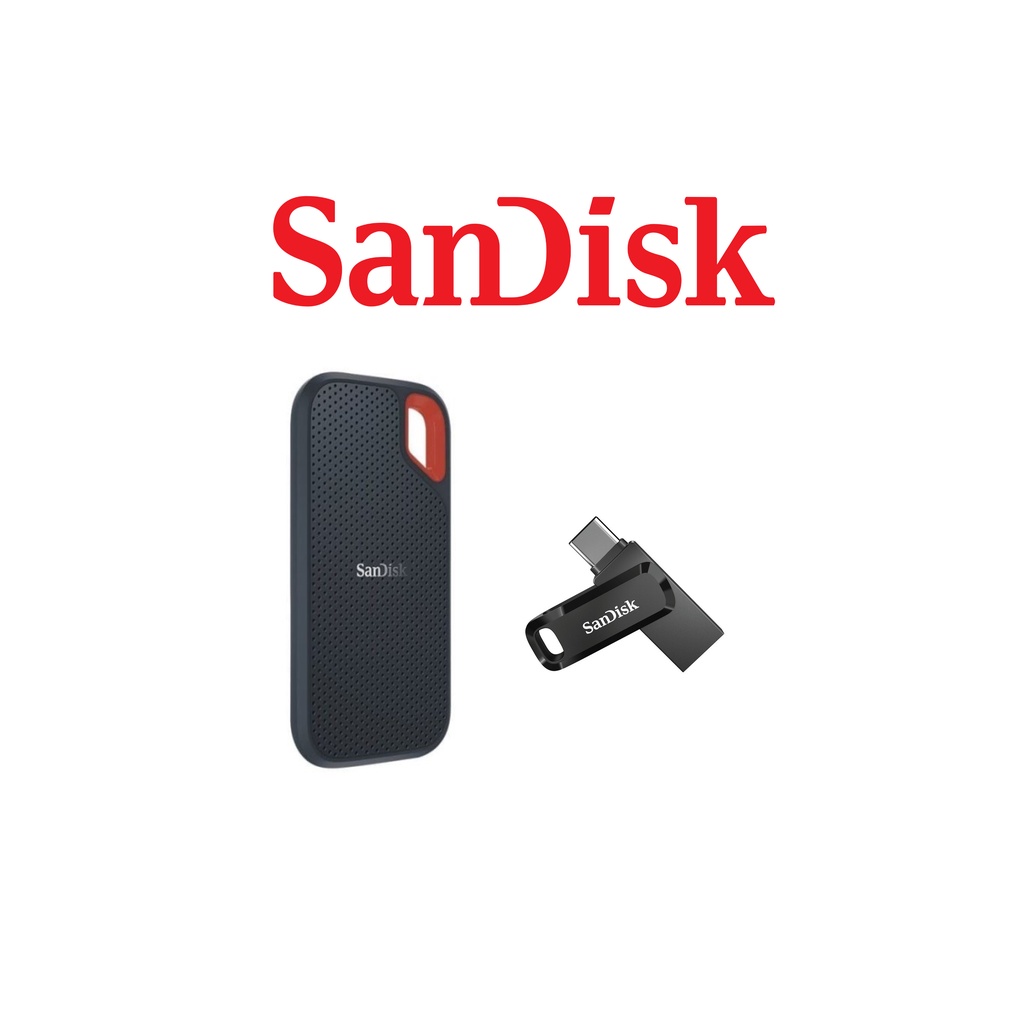 Bundling SanDisk Extreme PORTABLE SSD 1TB + Dual Drive GO Type-C 128GB