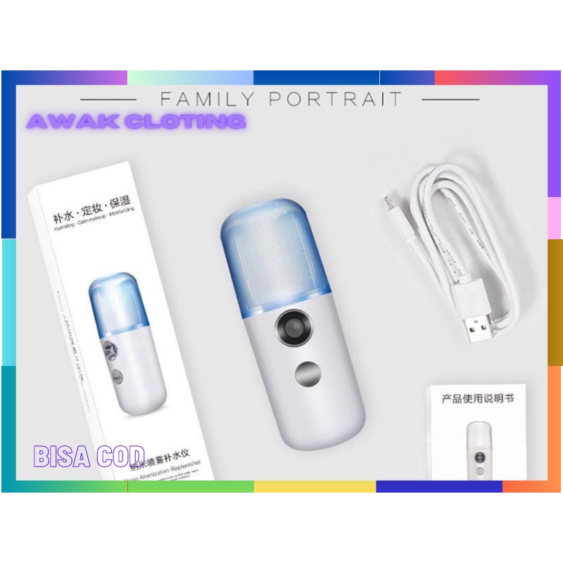 FYC Mini Nano Mist Spray Perawatan Wajah Mini Portable USB