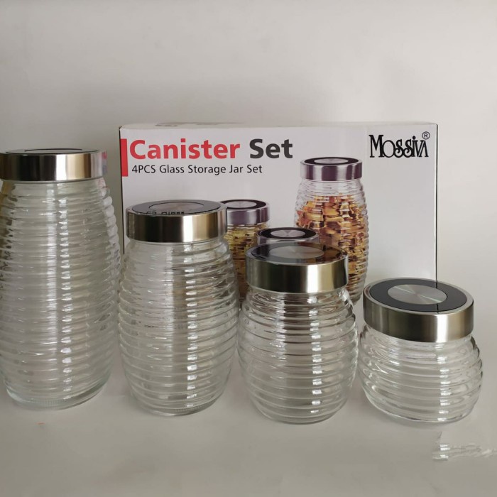 MS8907 CANISTER SET / TOPLES SET MOSSIVA MS-8907