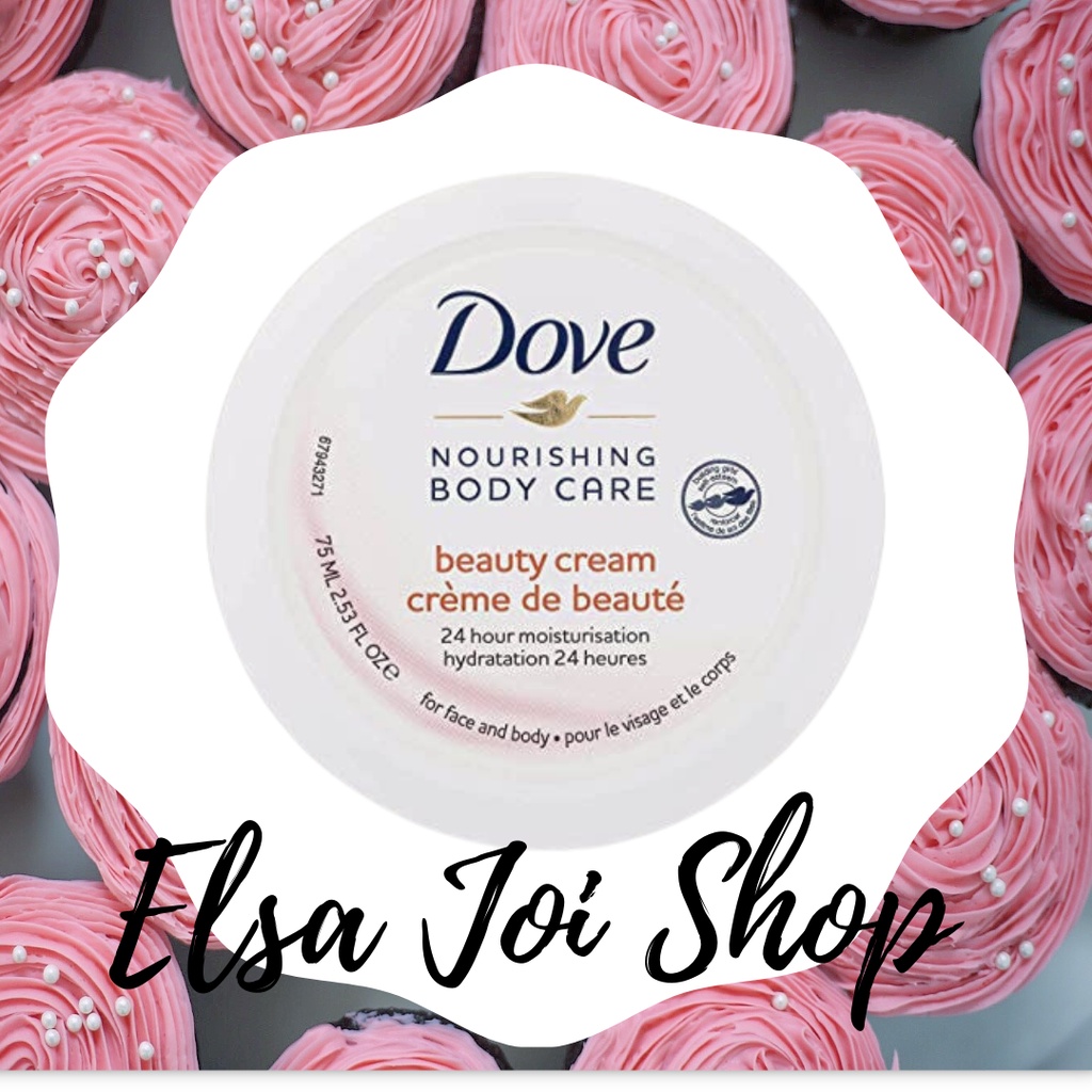 Dove Nourishing Body Care Beauty Cream - 75 Ml ORIGINAL USA