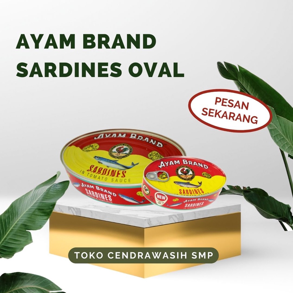 

Ayam Brand Ikan Sarden Oval ikan kaleng