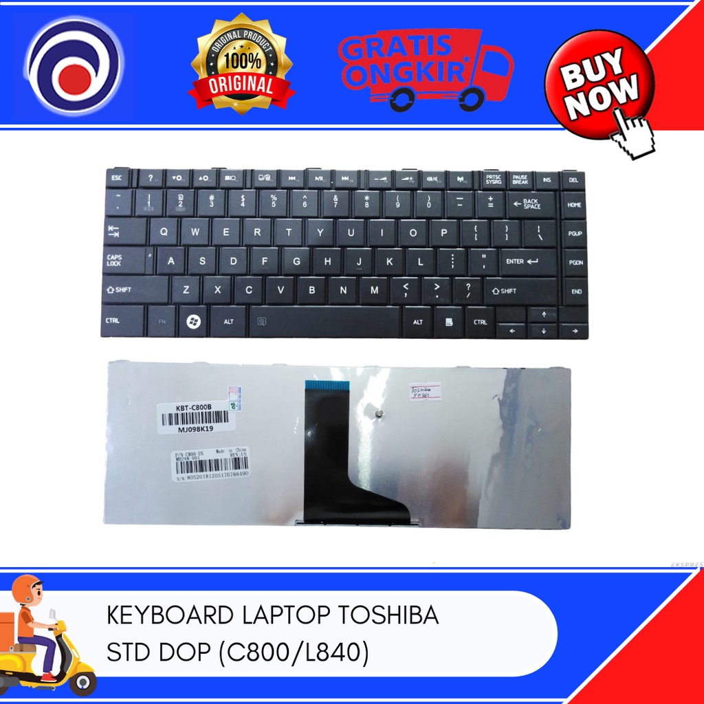KEYBOARD LAPTOP TOSHIBA STD DOP (C800/L840)