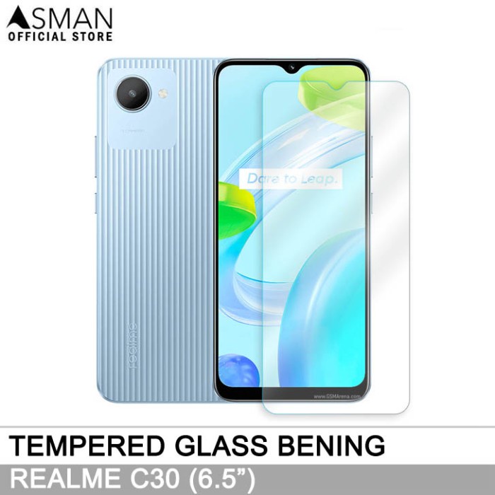 Tempered Glass Realme C30 (6.5&quot;) | Anti Gores Pelindung Layar Kaca - Bening