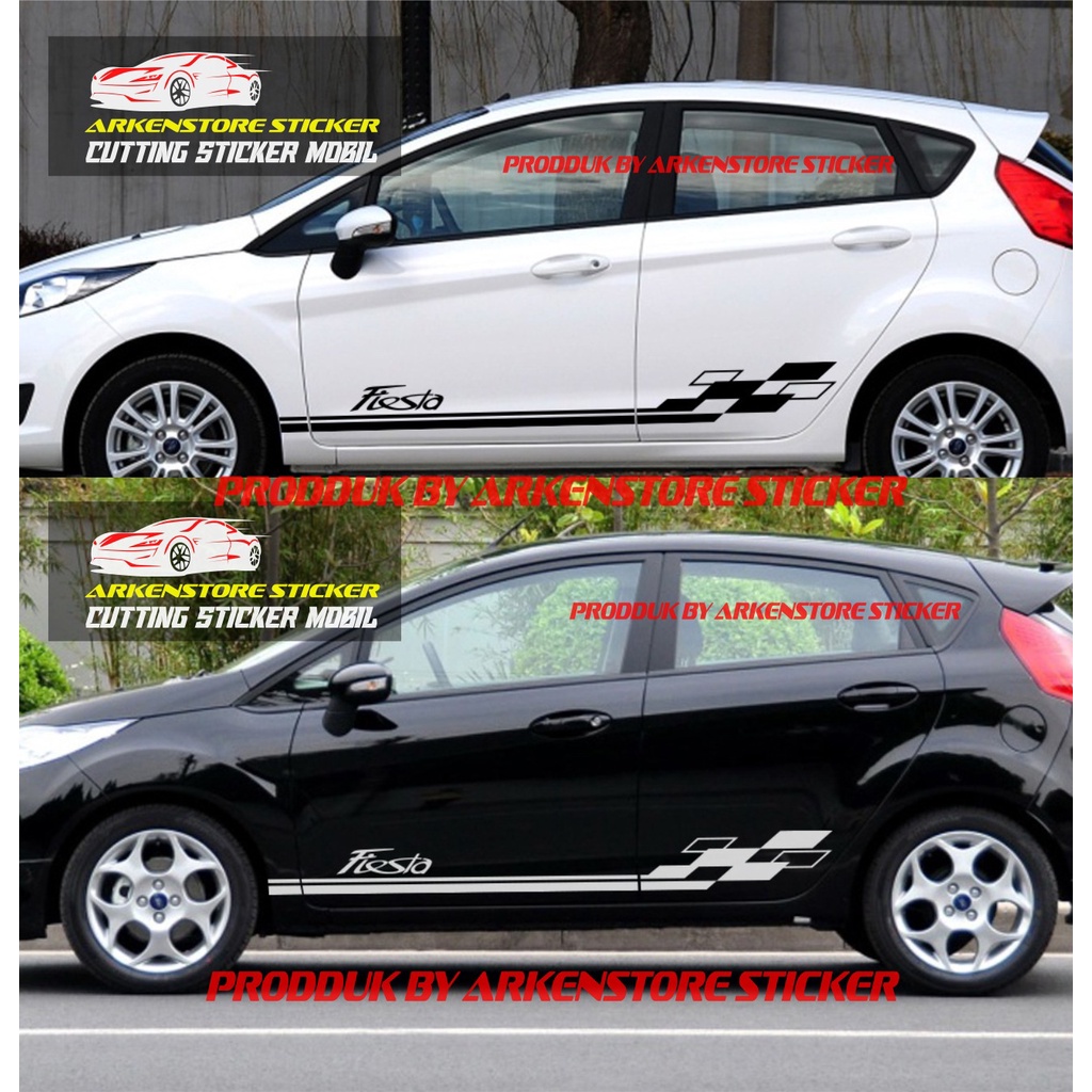 cutting sticker mobil fiesta stiker sticker mobil ford fiesta terabru