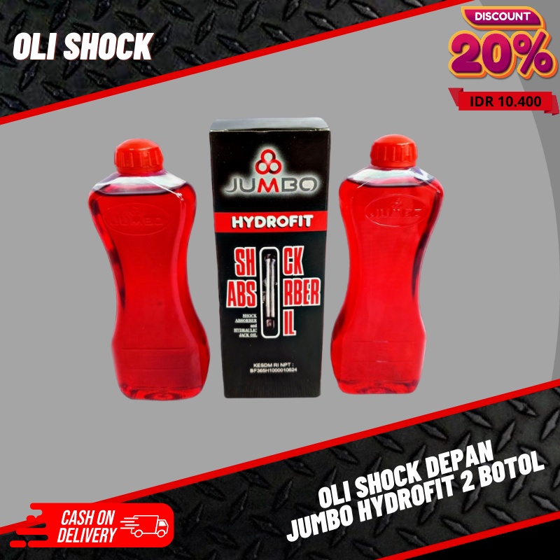 Oil Oli Shock Depan JUMBO isi 2 Botol 100ml