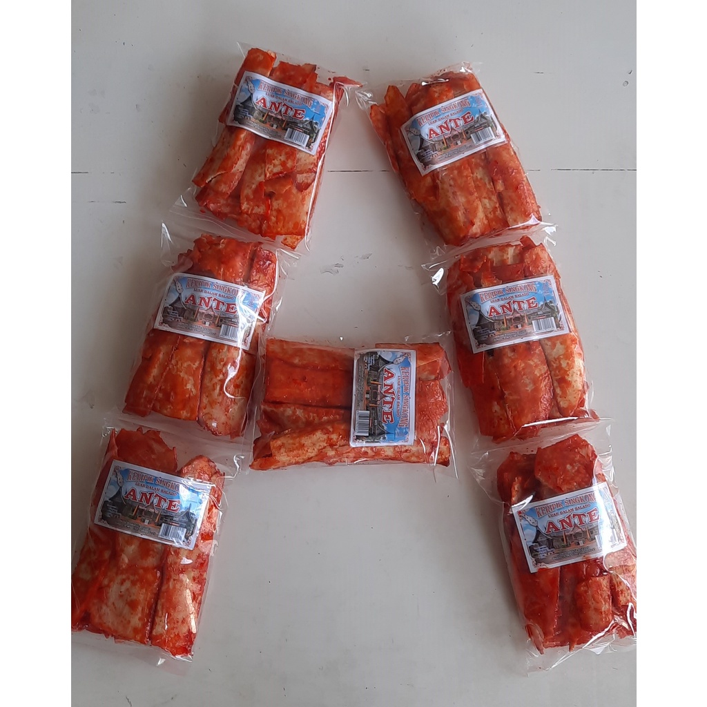 

Kripik Singkong sanjay balado ante gratis ongkr terus, lihat deskripsi harga special rasa nikmat langsung produsen harga nego untuk reseler by chat ya, jangan salah pilih pastikan berat per pcs 200gram dijamin uang bisa kembali jika tidak sesuai