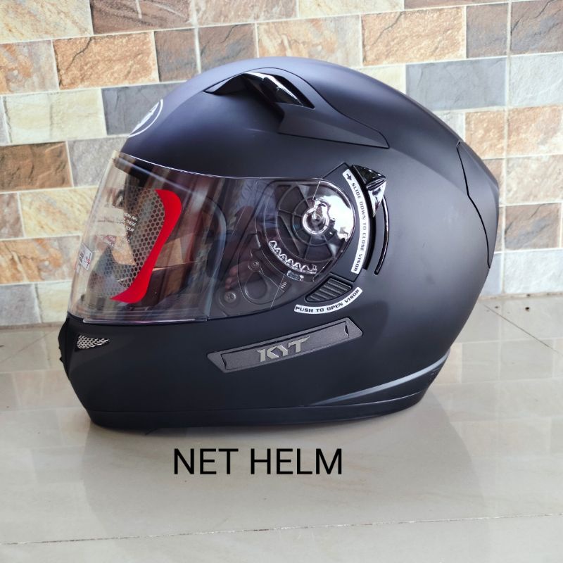 HELM KYT K2 RIDER BLACK DOFT ORIGINAL KYT K2 RIDER