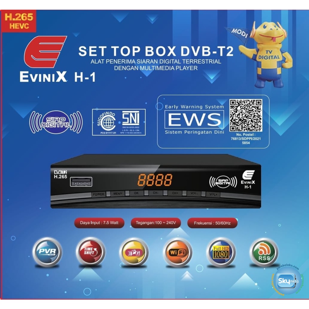 STB TV Digital Evinix