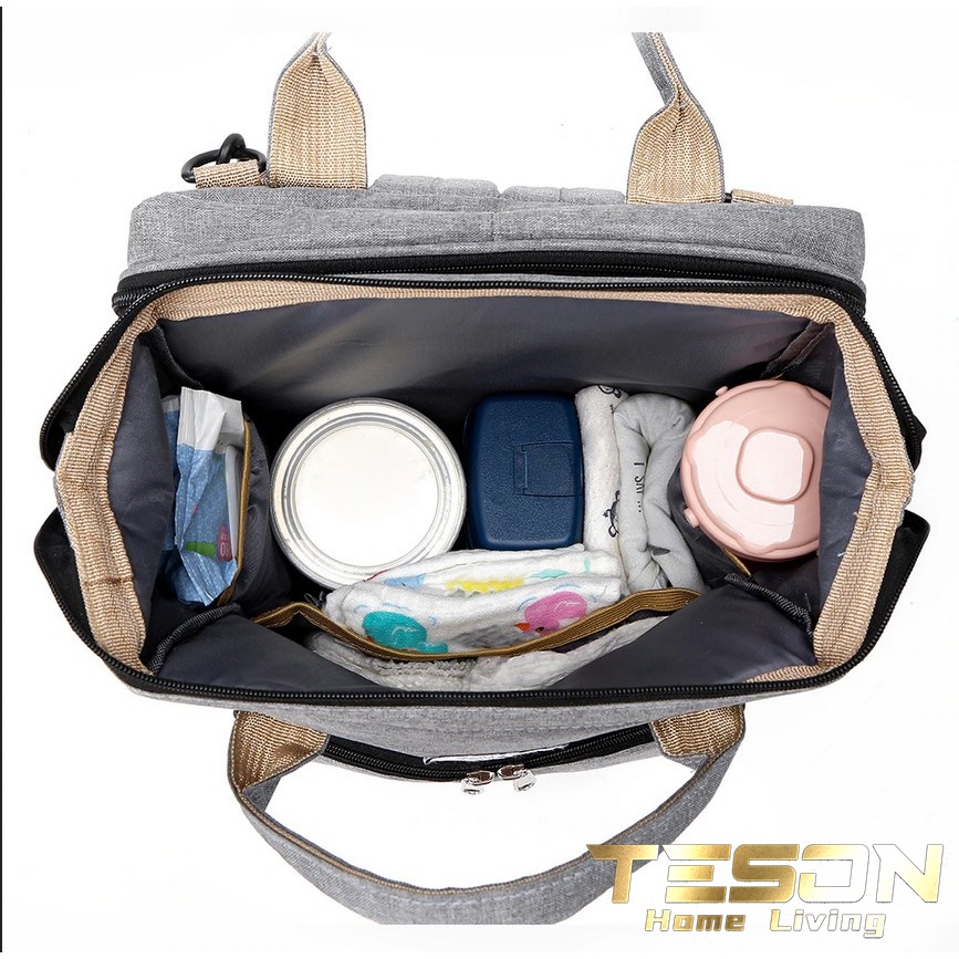 Tas Perlengkapan Bayi Multifungsi 2in1 Kasur Tidur Tas Ransel Diaper Bag/Tas Perlengkapan Bayi/Ranjang Lipat Diaper Bag/Baby Backpack