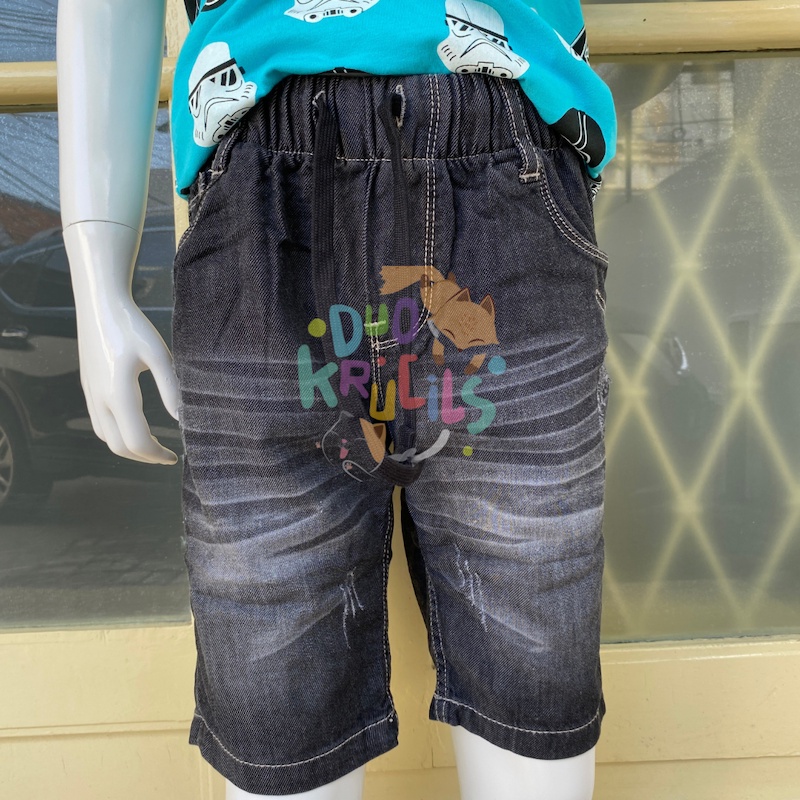 CELANA JEANS PENDEK ANAK &amp; REMAJA SUPER PREMIUM by Gessit kids
