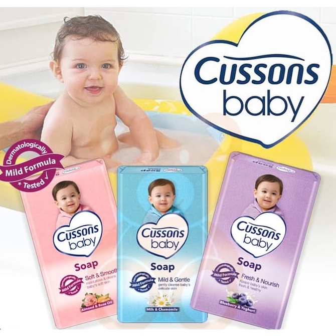 CUSSONS BABY SABUN BATANG 75 GR - SABUN BATANG BAYI