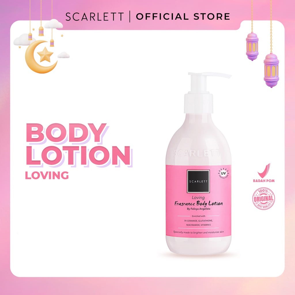SCARLETT Whitening Loving SERIES - Body Lotion | Scrub | Shower Gel | Body Serum | Body Cream