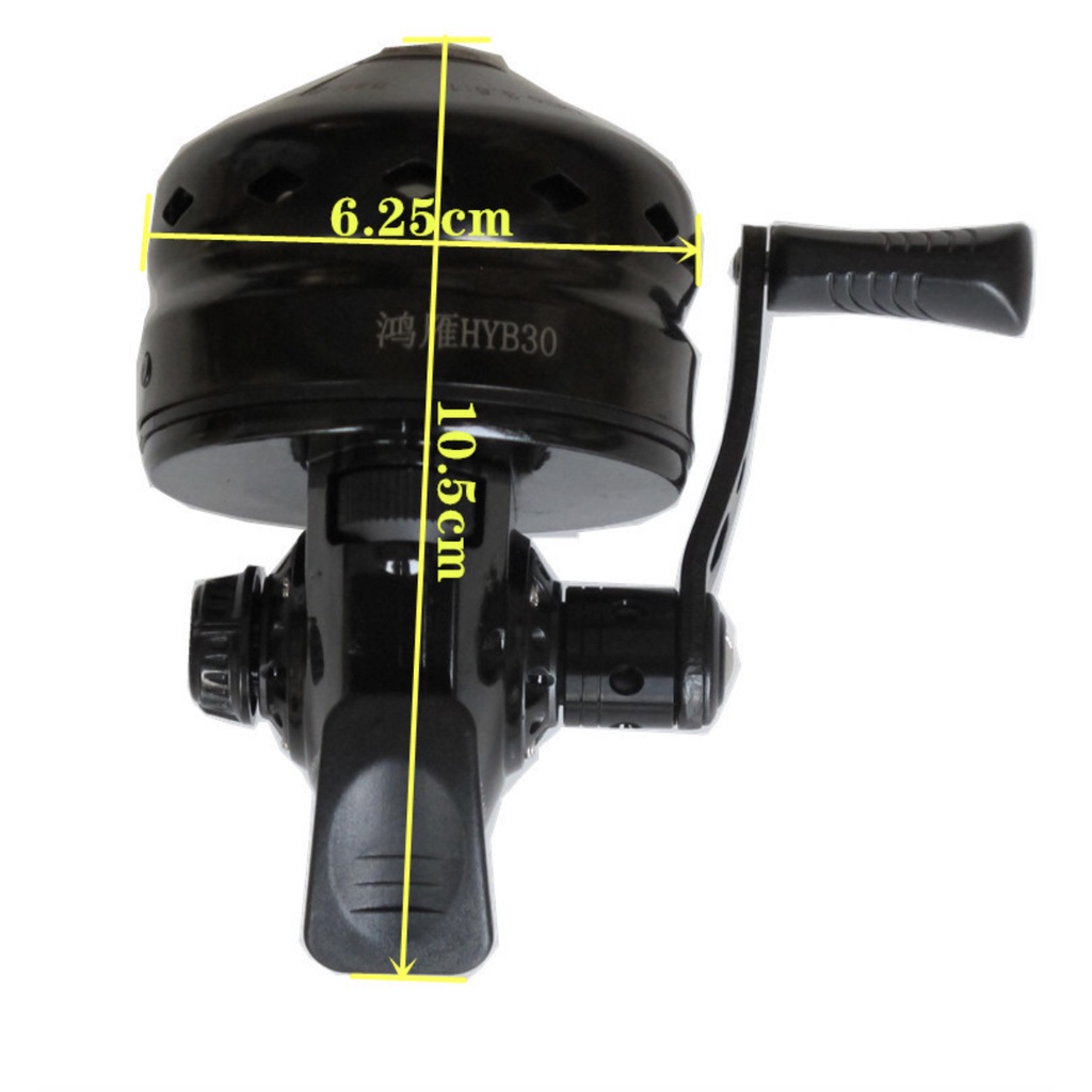 Reel Pancing Ketapel Mancing Outdoor Hunting Bahan Metal Ratio 3.6:1 Bestseller