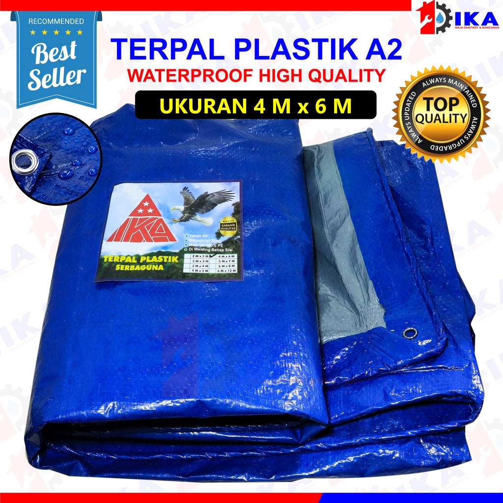 Terpal plastik 4 x 5 M / 4 x 6 M murah / tenda sarung penutup  (LGS PAKAI SAJA SUDAH ADA LUBANG TALI) TERMURAH