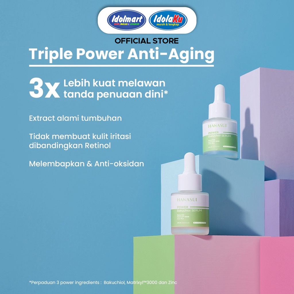 IDOLAKU Hanasui Power Serum 20ml - Semarang