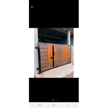 pagar minimalis kombinasi papan grc pesanan bp farid prumahan griya sultani nirwana ds cileduk blok 