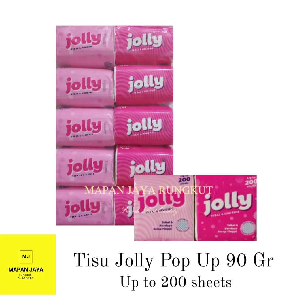 Tissue Jolly Pop Up Kuliner Kotak Kecil 90 gr Termurah