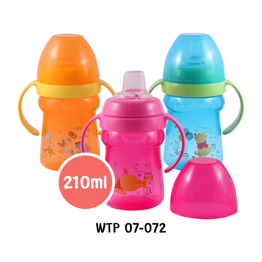 Winnie The Pooh Bottle / Botol Sendok Makan / Botol Minum /- Alat Training Makan Bayi Peralatan Makan Bayi / Baby Feeding