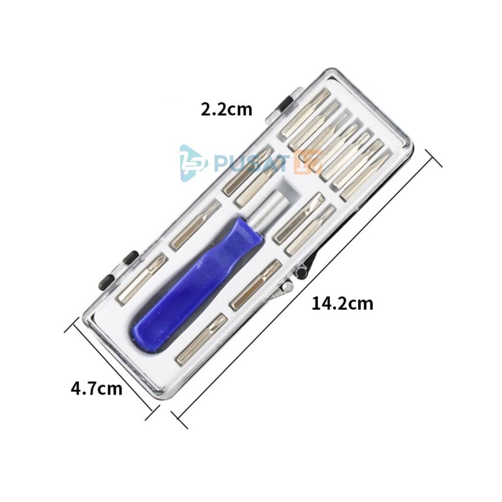 Obeng Set 16in1 Toolkit / Screwdriver 16in1 / obeng serba guna / obeng hp / Obeng electrik / obeng laptop