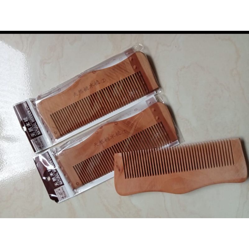 SISIR KAYU 13,5 CM - HAIR COMB