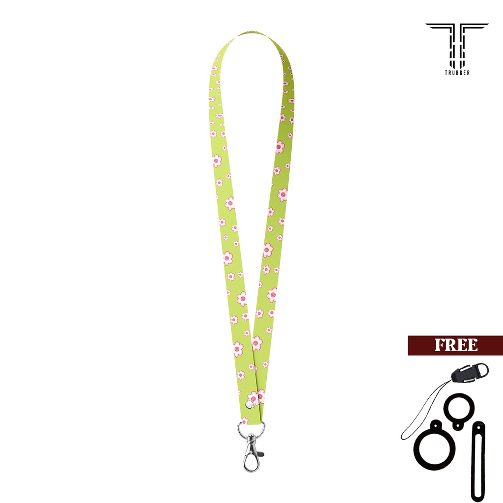 

Lanyard Gantungan HP Aesthetic Gantungan HP Name Tag FREE 3pcs Oring + Kait HP TRB 1,5 cm D3 Series