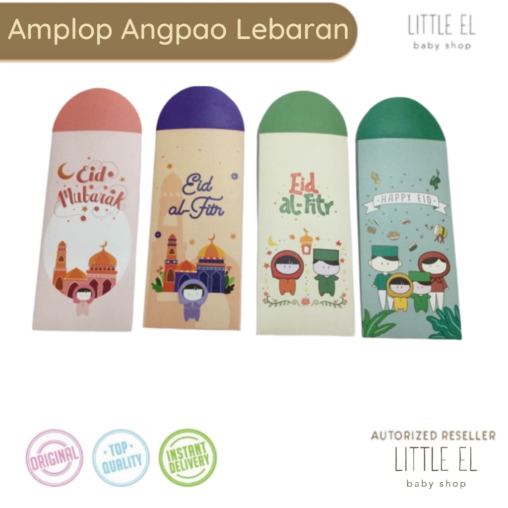 

Little El Angpao Amplop lebaran Unik Hari Raya Kartu Ucapan Idul fitri ( 4 pcs mix sesuai gambar produk )