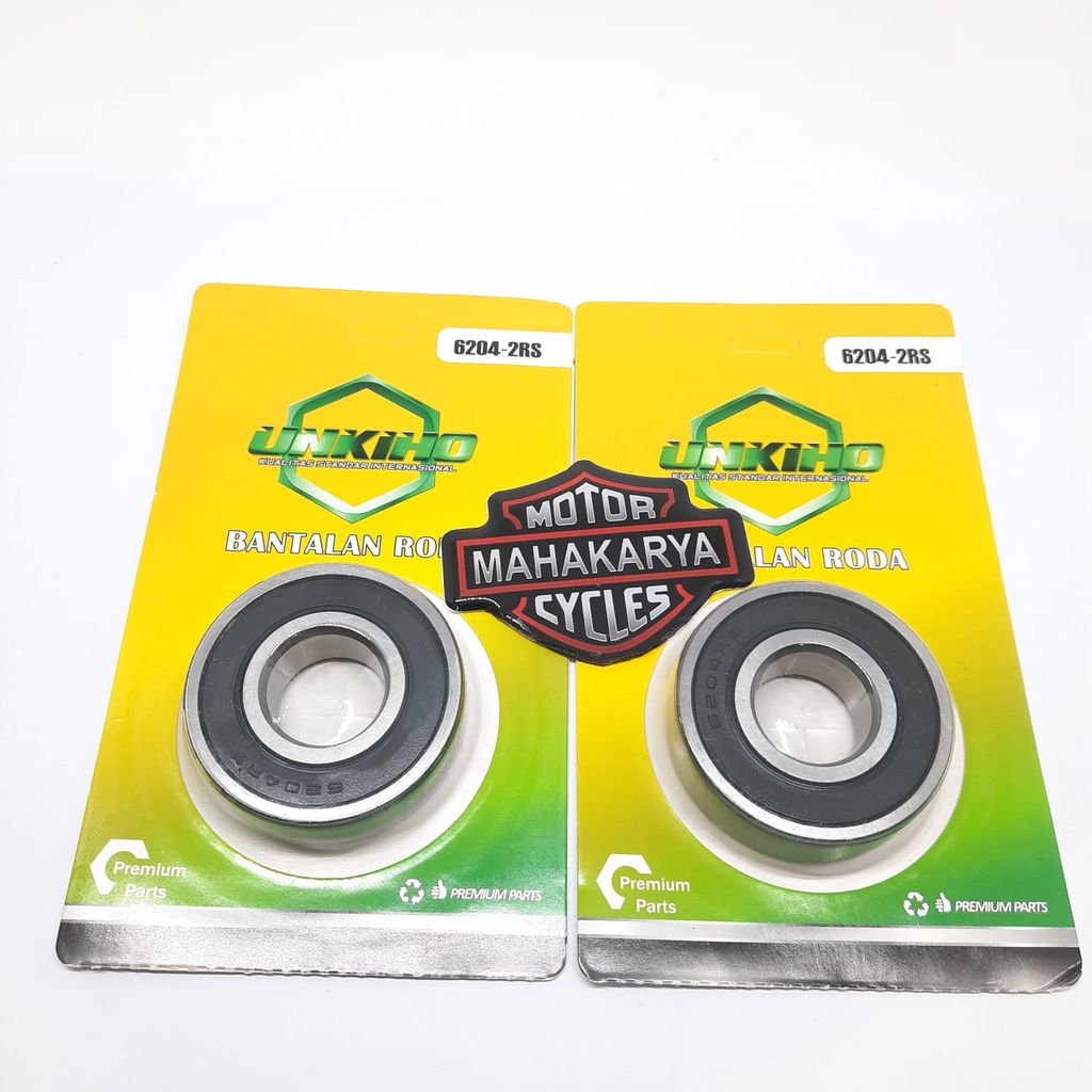 BALL BEARING LAHER LAKER LAHAR RODA MOTOR 6204 2RS