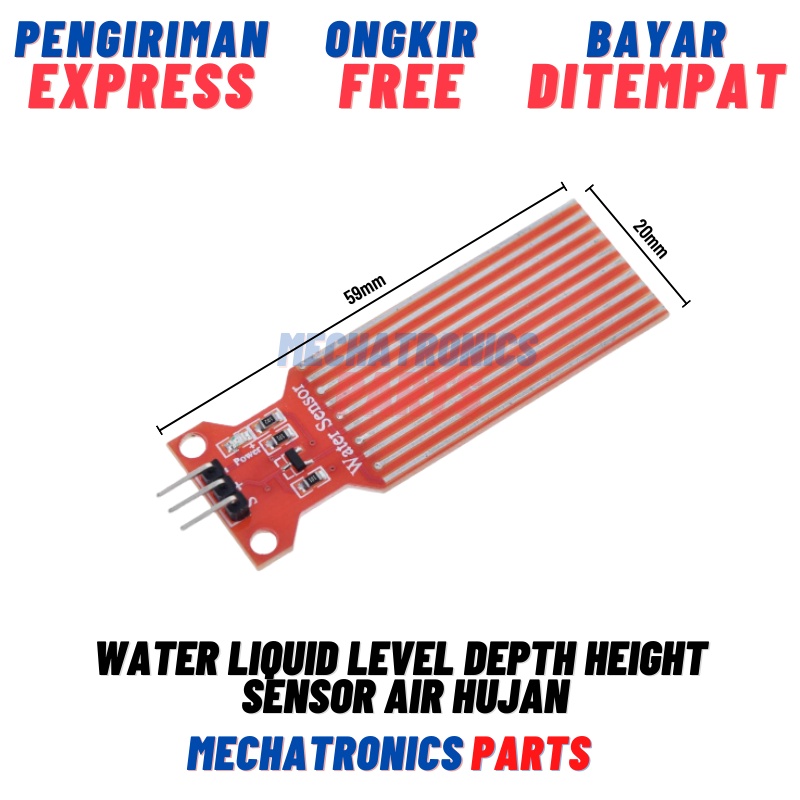 WATER LIQUID LEVEL DEPTH HEIGHT SENSOR AIR HUJAN MODULE