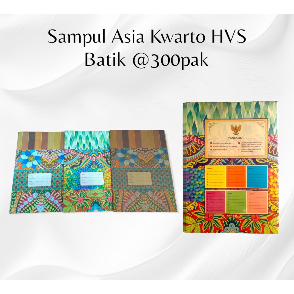 

Sampul Buku Kwarto HVS Batik