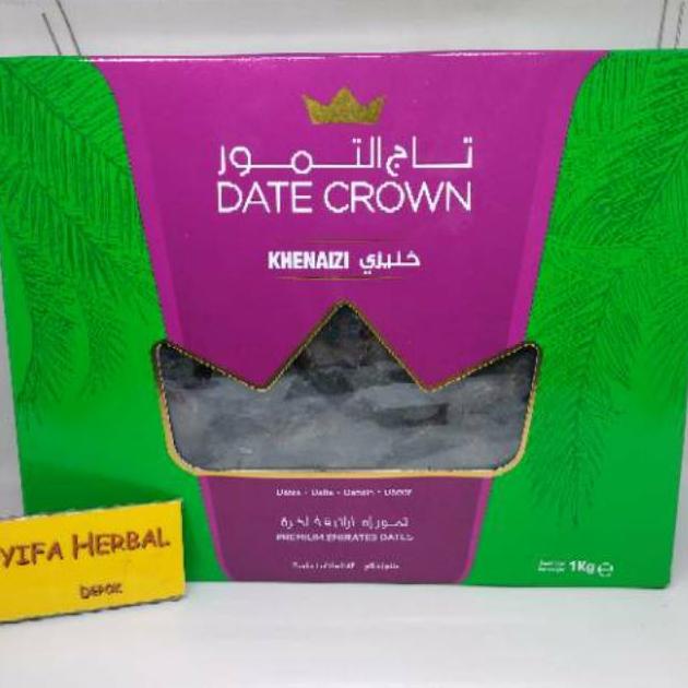 

Kurma Khenaizi Date Crown Isi 1 Kg Uni Emirat Arab Al Foah Original Promo Best Seller!