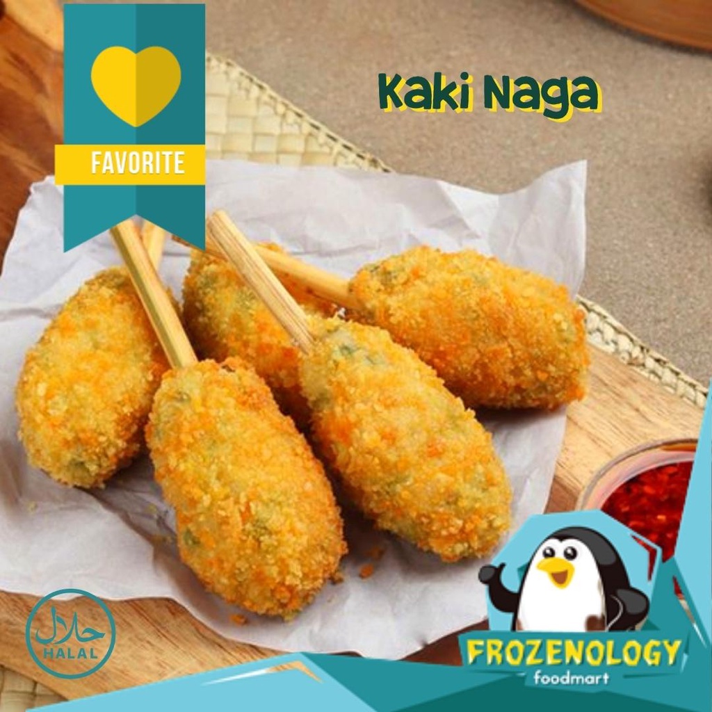 

Kaki Naga / Nugget Bento Ayam Ikan isi 10 Frozen Siap Masak