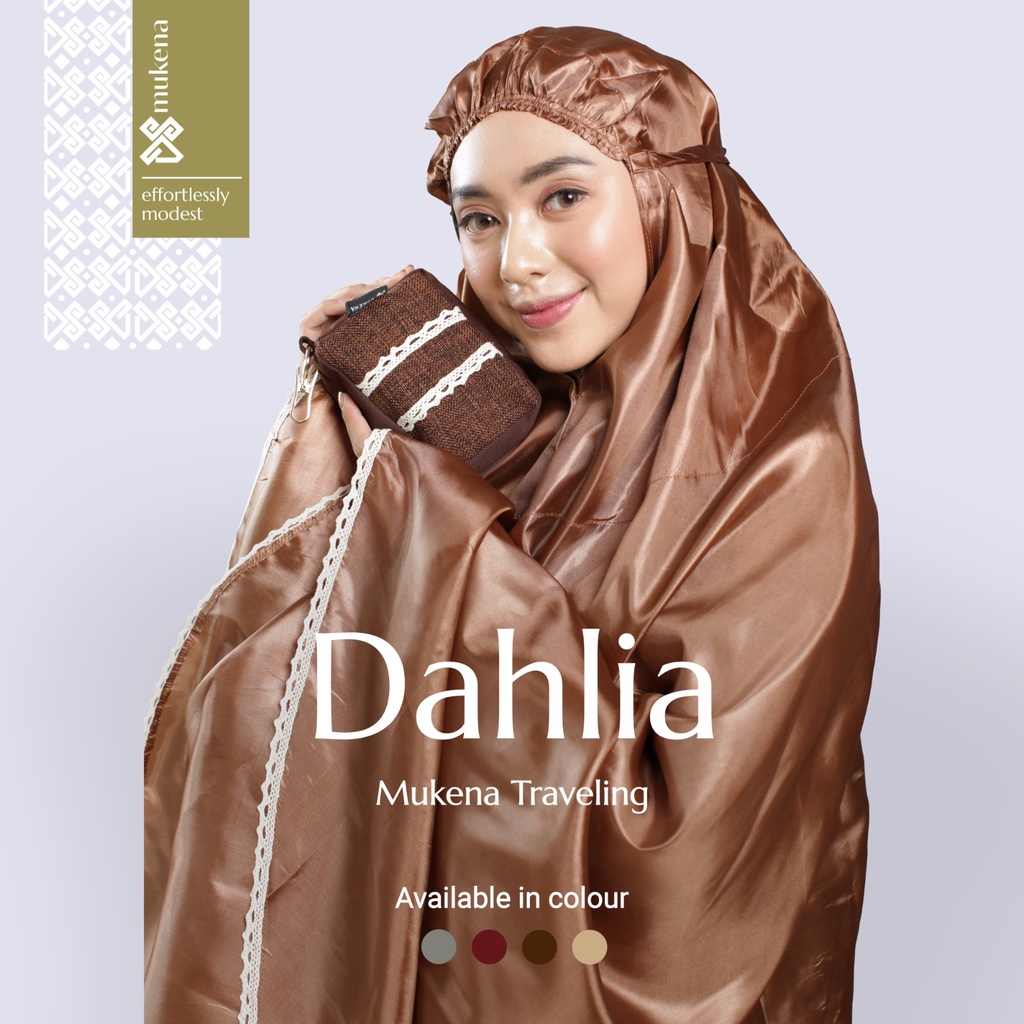 DS Modest - Mukena Travel Case Rami Ab - Dahlia