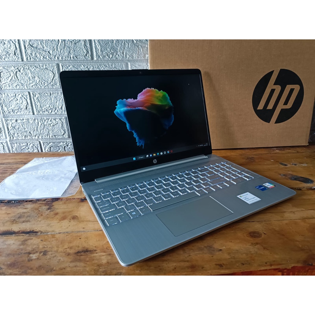 GARANSI RESMI Laptop HP 15s i5 Gen 11 Kencang RAM 8GB SSD 512GB FHD Slim