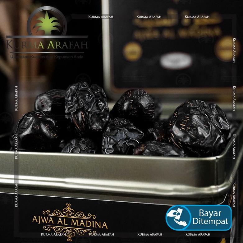 

Kurma Ajwa Kaleng 1Kg Ajwa Al Madina Ajwa Nabi Kemasan Premium Promo Best Seller!