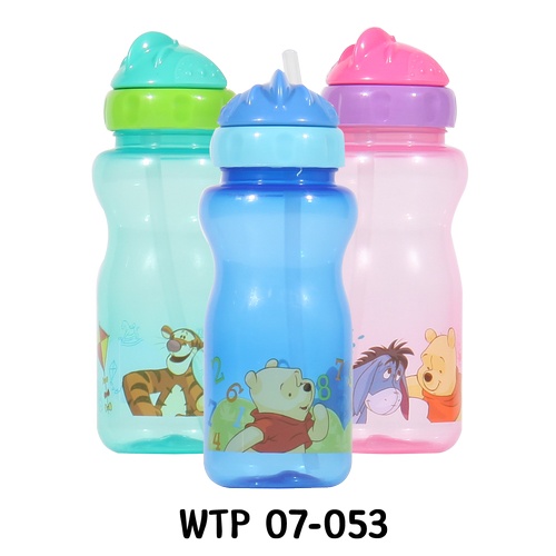 Winnie The Pooh Bottle / Botol Minum Anak Dengan Sedotan /Alat Makan Bayi Peralatan Makan Bayi