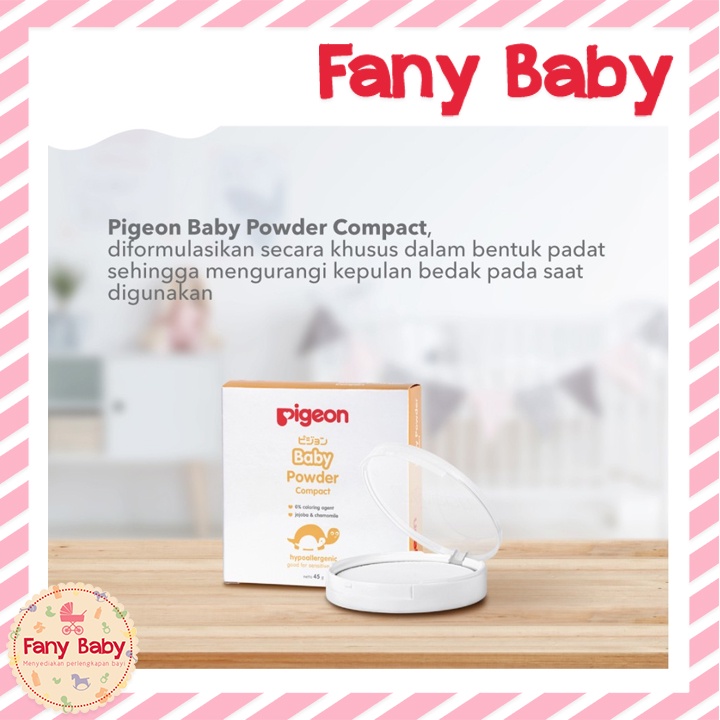 PIGEON BABY POWDER REFILL + PUFF CAKE