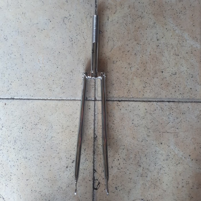 Fork Sepeda 27 Balap/Roadbike/Fixie Jadul Crome/Chrome Taiwan